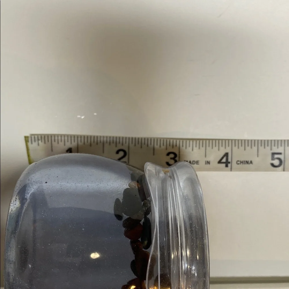 Puddin Jar Small Resin Semi Clear Rock Homemade Screw Lid Container NWOT - Picture 14 of 16